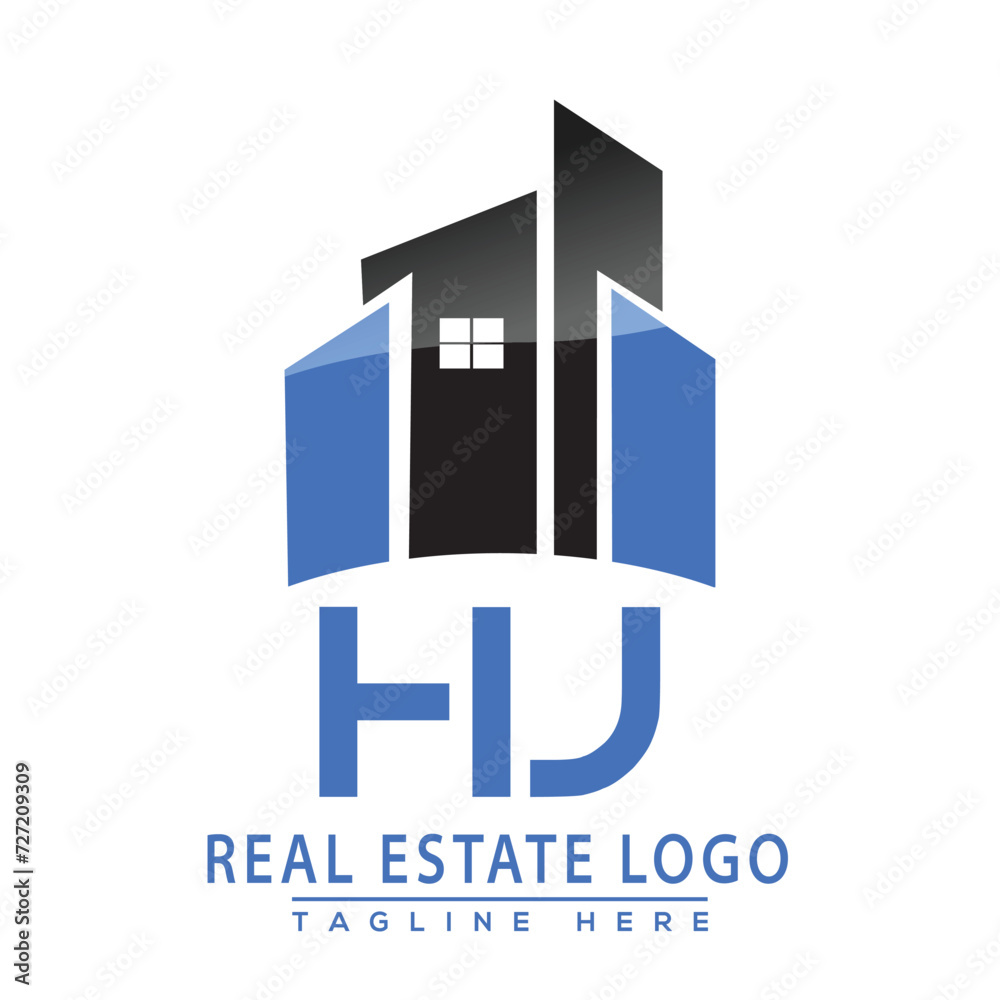 HJ Real Estate Logo Design HJ Real Estate Logo Design