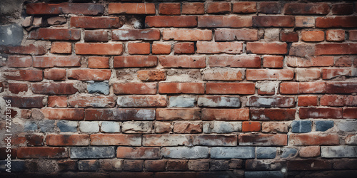 Old brick wall texture background brick wall texture background.AI Generative