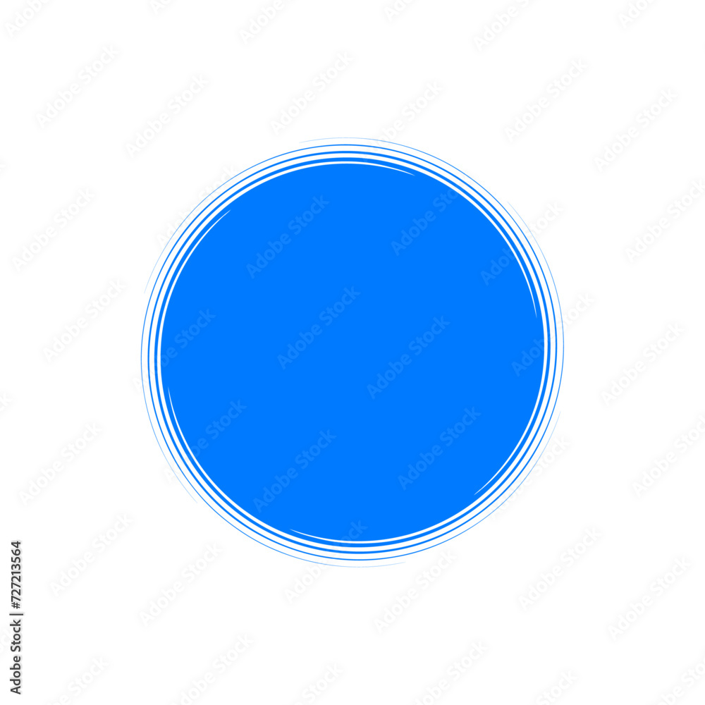 Abstract spiral blue circle badge vector Abstract spiral blue circle badge vector