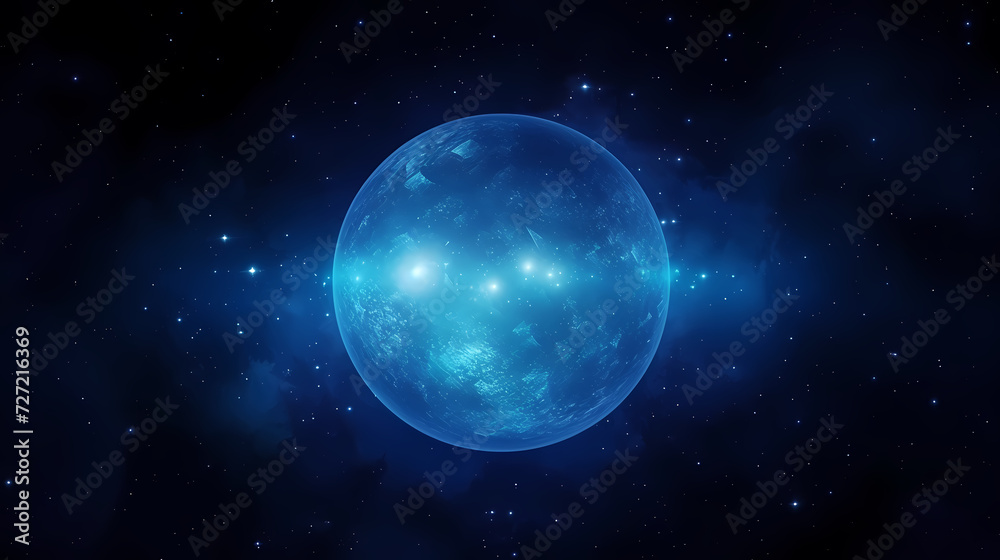 Space galaxy background, 3D illustration of nebulae in the universe