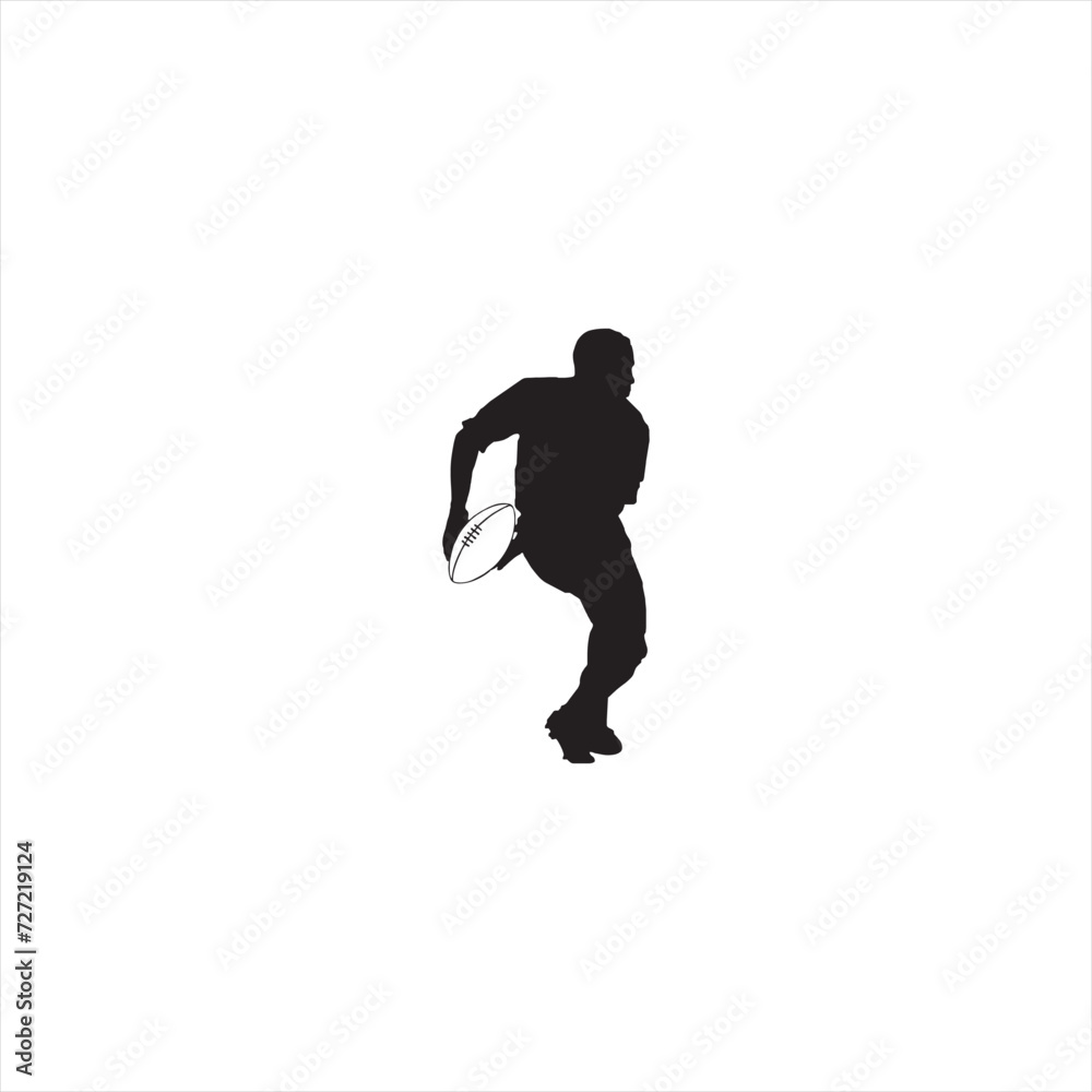 Illustration vector graphic of rugby icon