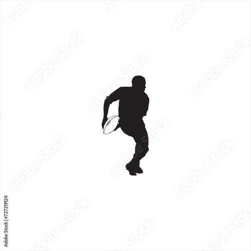 Illustration vector graphic of rugby icon © Kmcolshop