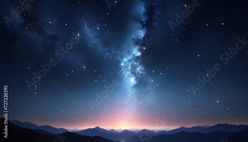 galactic elegance: a night sky masterpiece