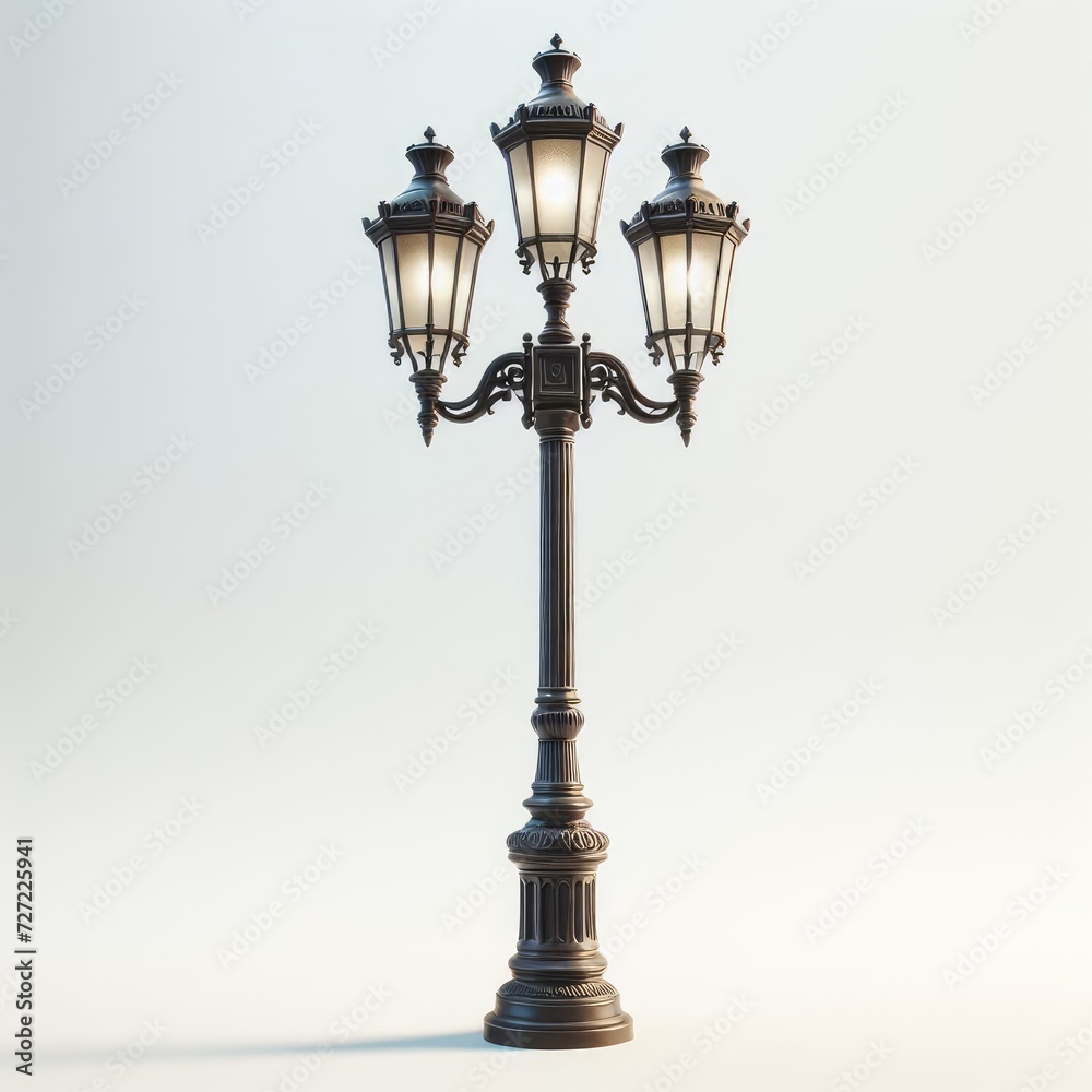 old street lamp in the city