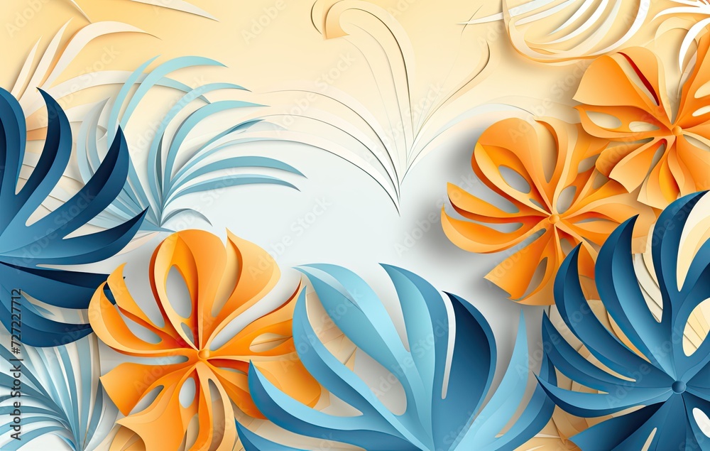 Fototapeta premium abstract floral background