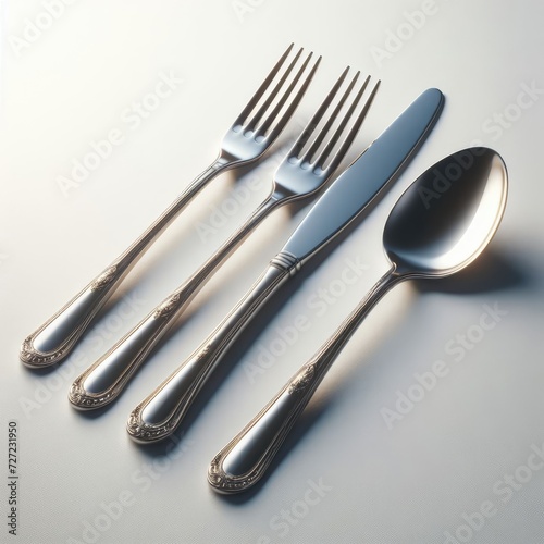 fork spoon and knife tableware