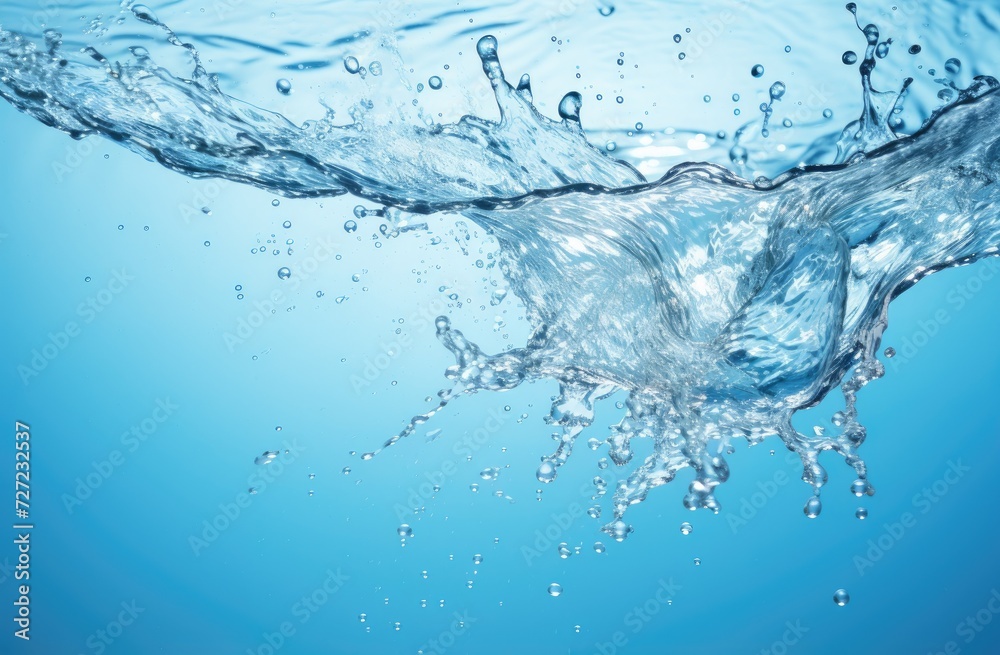 water splash isolated on white water splash isolated on white
