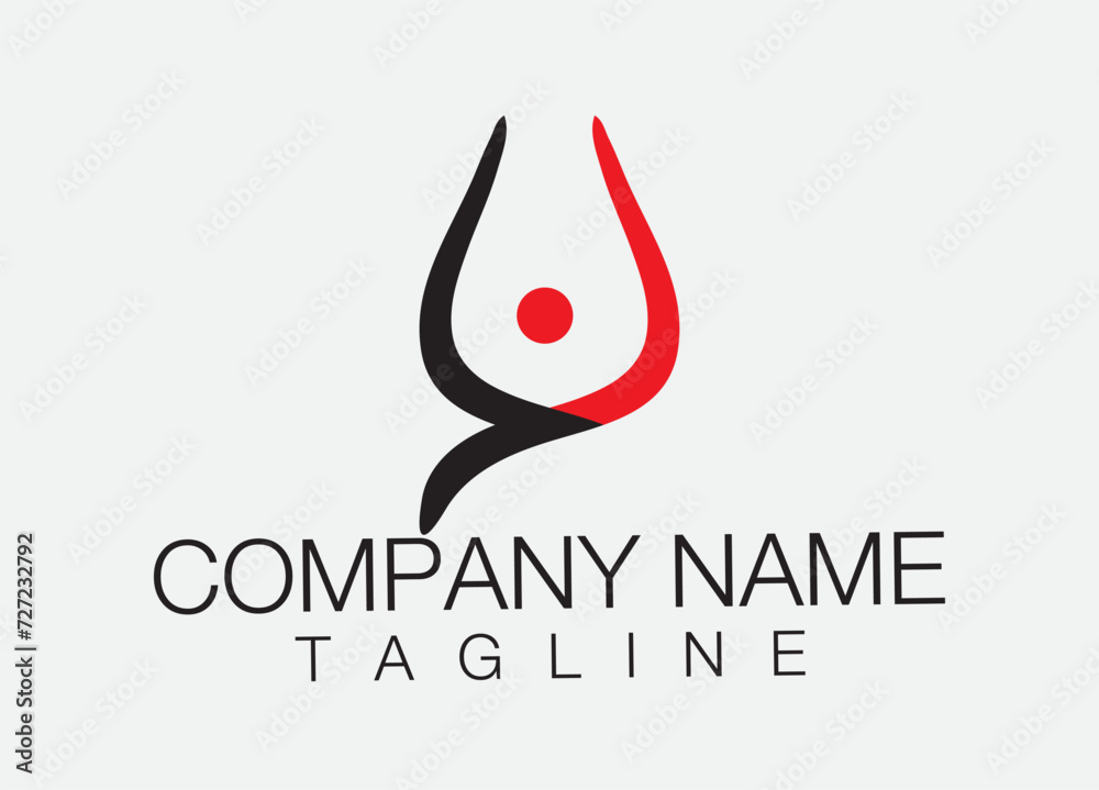 Vector logo design template. Corporate identity design element. Business sign.	