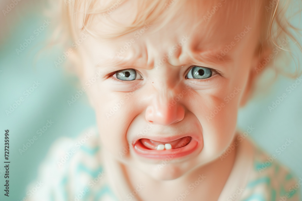 Funny baby expression when you're about to start a tantrum Funny baby expression when you're about to start a tantrum