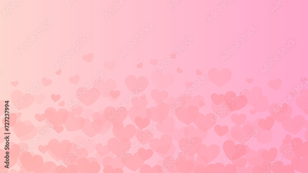 Romantic Valentines Day Card/Wallpaper/Background/Template with hearts Romantic Valentines Day Card/Wallpaper/Background/Template with hearts