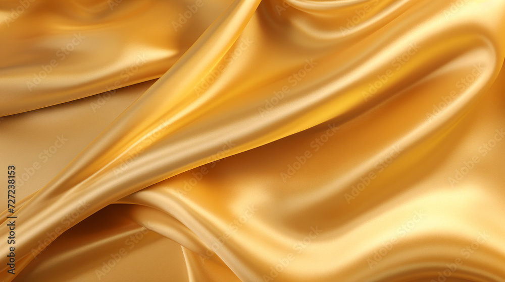 Golden silk fabric cloth background texture Golden silk fabric cloth background texture