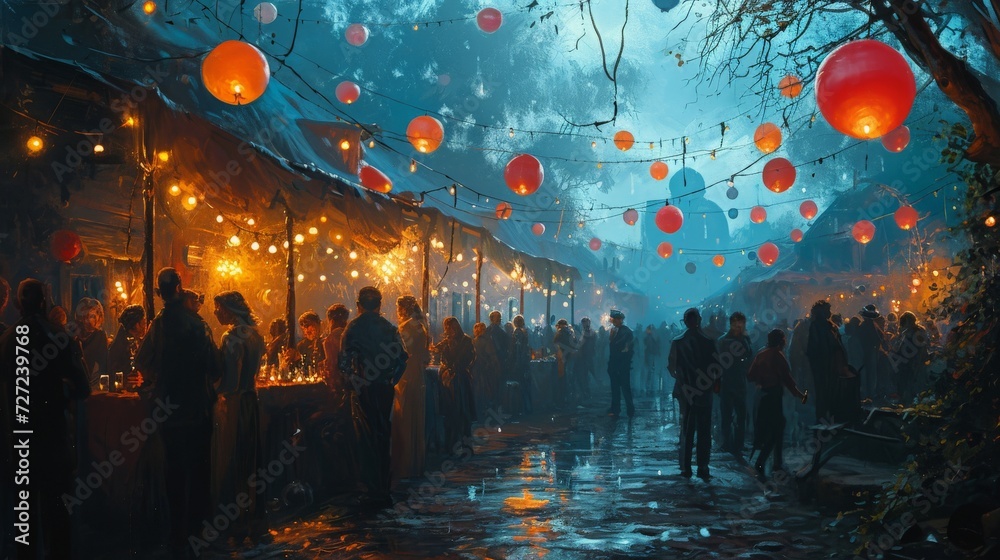 Fototapeta premium Festive Twilight