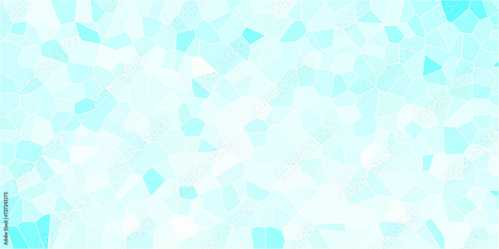 light blue Broken quartz stained Glass Background with purple outlines. Voronoi diagram background. Seamless pattern vector Vintage background. Geometric Retro tiles pattern light blue Broken quartz stained Glass Background with purple outlines. Voronoi diagram background. Seamless pattern vector Vintage background. Geometric Retro tiles pattern