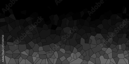 Fototapeta Naklejka Na Ścianę i Meble -  Seamless pattern mosaic marble pattern texture with seamless shapes. dark and light gray Geometric Modern creative background. Gray Geometric Retro tiles pattern. Gray hexagon ceramic.
