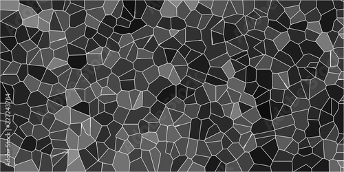 Seamless pattern mosaic marble pattern texture with seamless shapes. dark and light gray Geometric Modern creative background. Gray Geometric Retro tiles pattern. Gray hexagon ceramic.