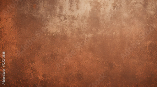 Old grunge copper bronze rusty texture background. Distressed cracked patina. photo