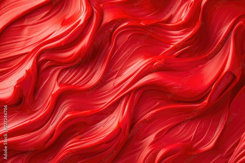 Red modelling clay  playdough surface  texture and background