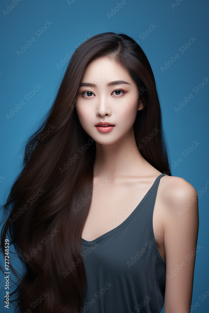 A young beautiful girl wearing a black dress with long hair, cute, innocent, and attractive looks, beautiful model girl, generative ai. A young beautiful girl wearing a black dress with long hair, cute, innocent, and attractive looks, beautiful model girl, generative ai.