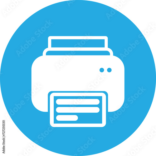 Printer icon design template vector 03