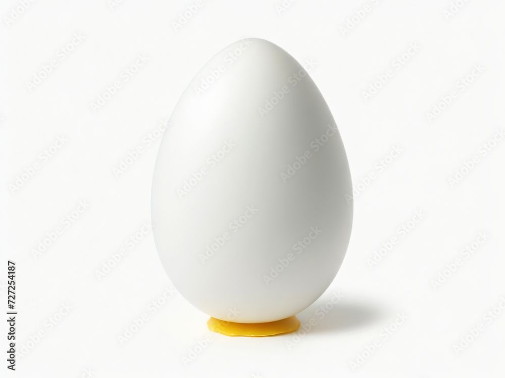 egg isolated on white generative Ai egg isolated on white generative Ai