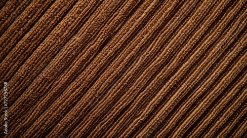 Close-Up Abstract Brown Corduroy Texture Background Design
