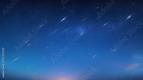 Night sky with stars and milky way. Starry sky background photo