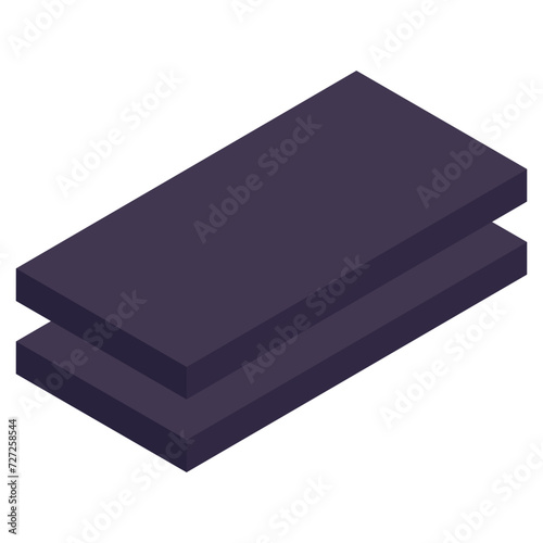 A unique design icon of wood planks 