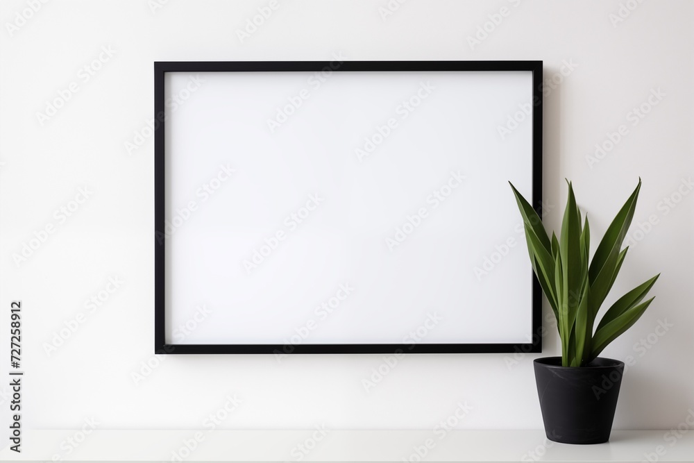 Minimalist Interior Design with Mockup Frame Minimalist Interior Design with Mockup Frame