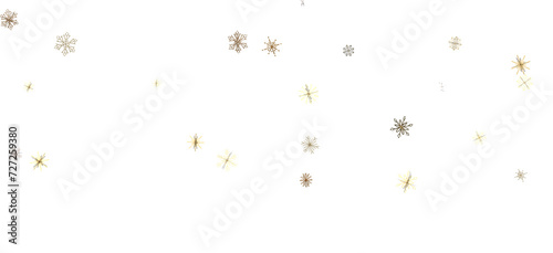 Magical Snowfall  Brilliant 3D Illustration Showcasing Descending Christmas Snowflakes