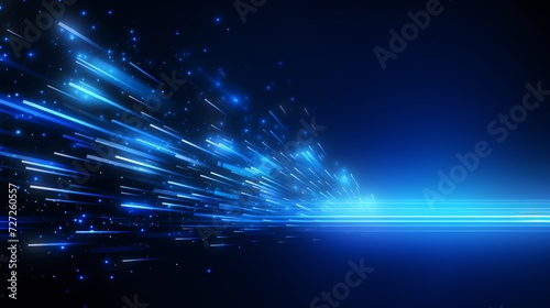 beautiful dark blue background image is impressive. The white lights running through the standard add liveliness the image. There is enough space feel free add any text or messages you want to include