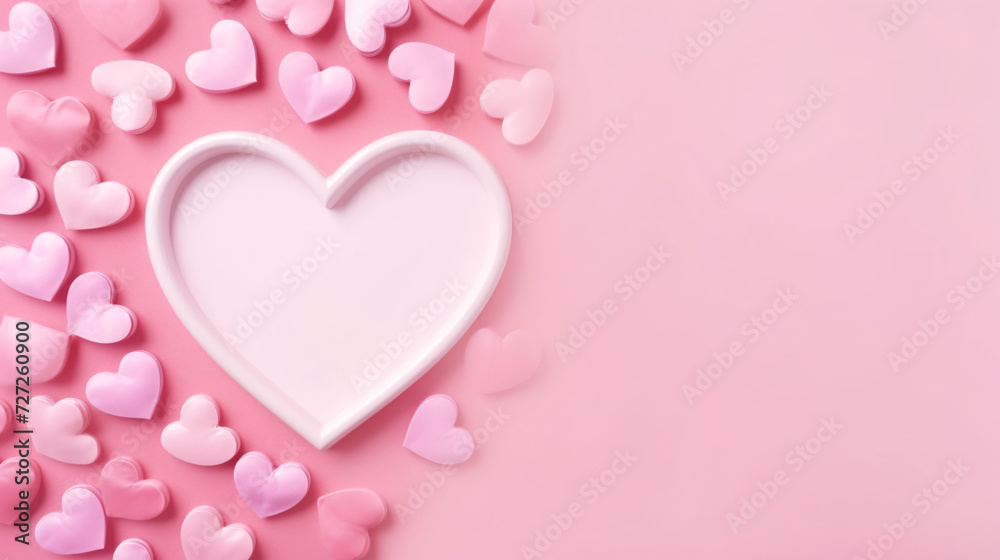 pink background in the shape heart creates romantic and adorable look.This is a warm gentle image that aims enter the hearts viewers Pink gives feeling sweetness.The heart image is also symbol of love