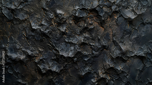 Close-Up of Tree Trunk With Black Paint