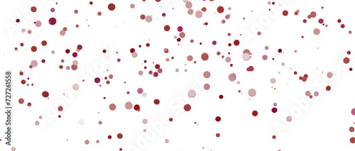 Glittering confetti on a transparent background. Holiday confetti png. red confetti falls from the sky.