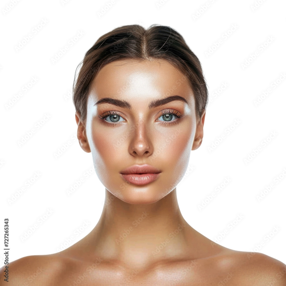 Beauty female model transparent background Beauty female model transparent background