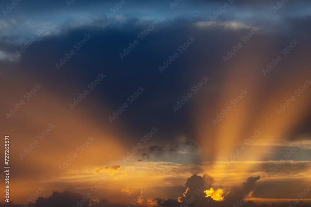 Beautiful sky with cloud before sunset Beautiful sky with cloud before sunset