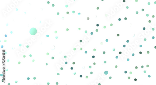  Colorful confetti on white background