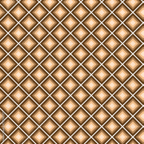 abstract seamless repeatable brown rectangle pattern.