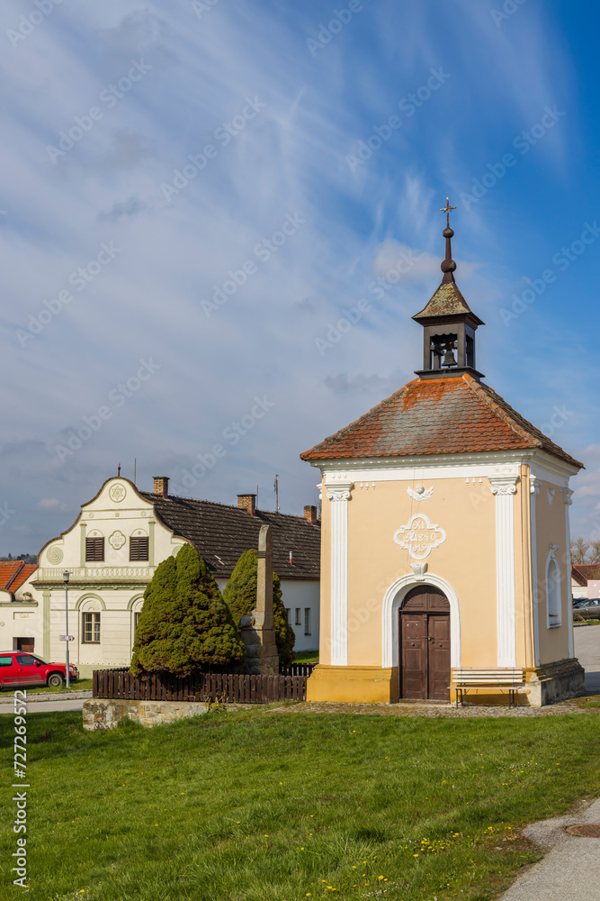Plastovice, village monument reserve, Sedlec - Plastovice, Southern Bohemia, Czech Republic