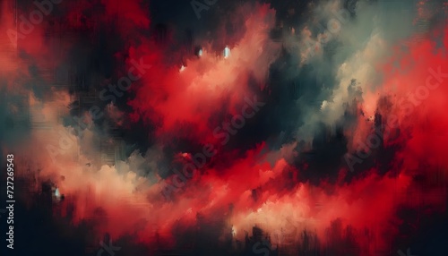 A mix of dark and light areas with a striking shade of red. background, texture