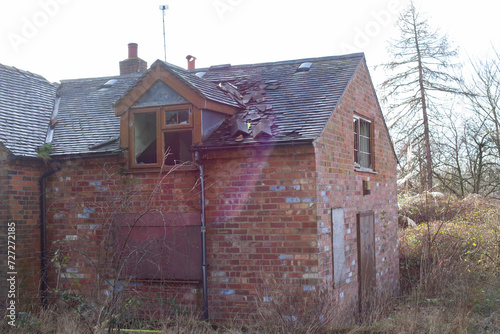 derelict house  photo