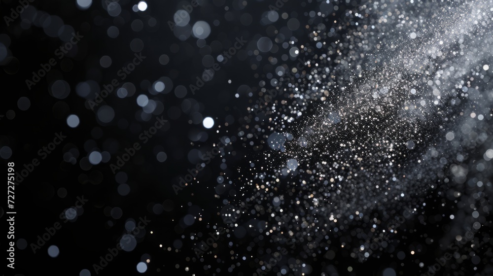 background of small white blurred particles. background of small white blurred particles.