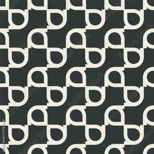 Vector seamless pattern. Stylish repeating texture. Linear repeating print