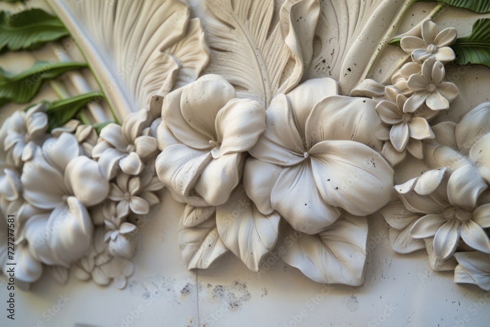 Botanical bas reliefs wall decor Botanical bas reliefs wall decor