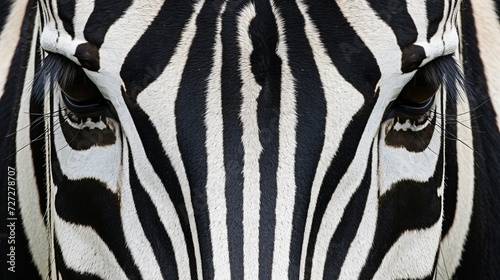 Close up zebra stripes pattern texture background  realistic --ar 16 9 --v 6 Job ID  ed481224-be5e-4fd6-b5d3-0051649c4456