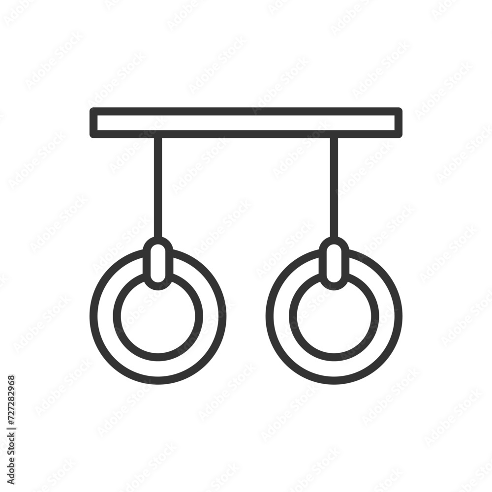 Pull Up Bar Icon Sign Symbol Vector Pull Up Bar Icon Sign Symbol Vector