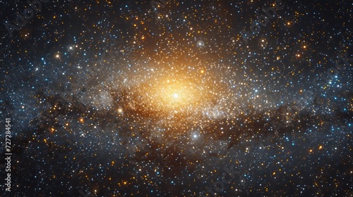 Realistic photo concept of the Omega Centauri Globular Cluster, showcasing its densely packed stars and globular structure 