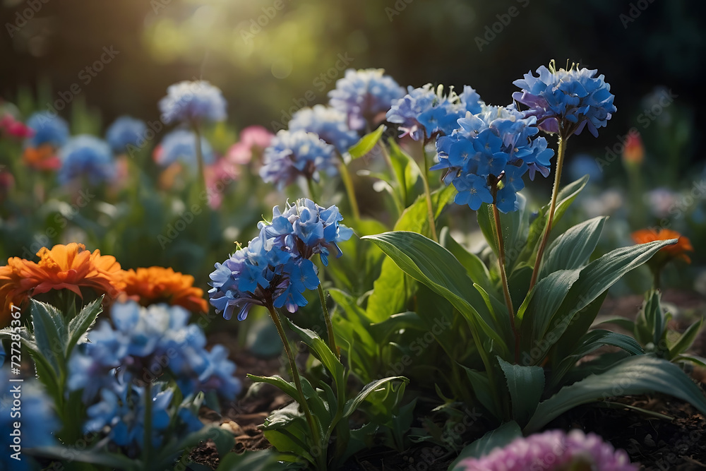 Colorful wildflowers and spring wallpaper Colorful wildflowers and spring wallpaper