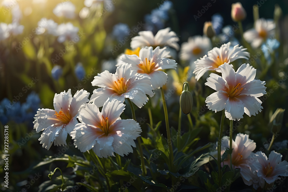 Colorful wildflowers and spring wallpaper Colorful wildflowers and spring wallpaper