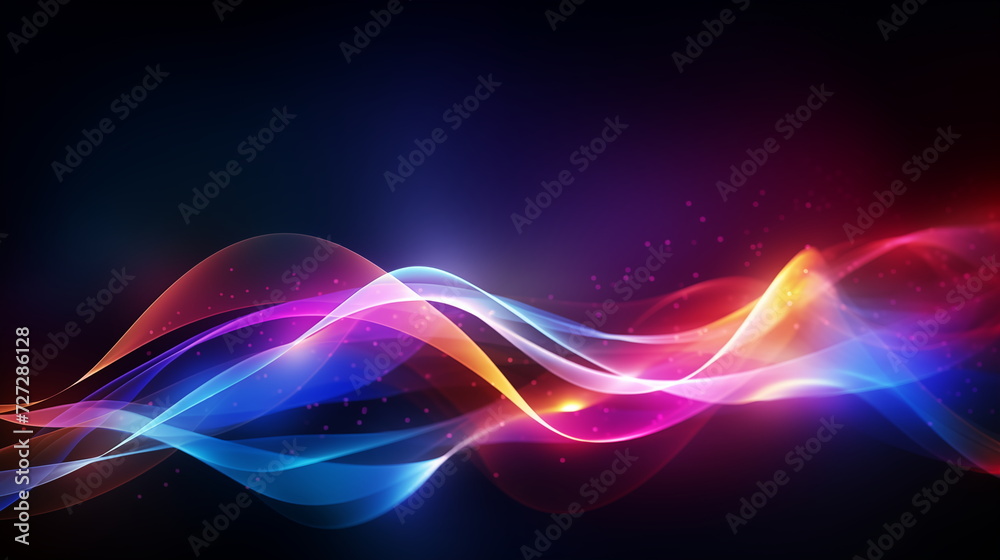 Naklejka premium abstract colorful light background