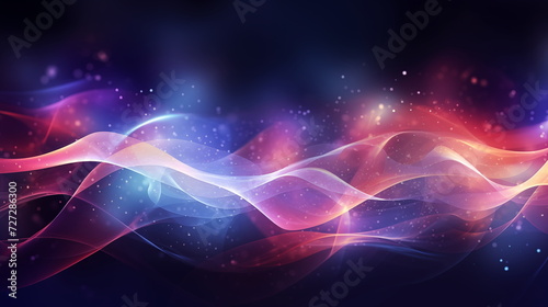 abstract colorful light background © Nu Ai generated imag